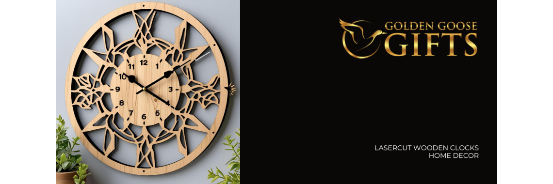Lasercut Clocks
