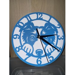 3D Printed Dog themed clock battery operated