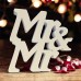 Unusual Mr and Mr white sign for wedding top table - freestanding for wedding table or home decor Unusual Mr and Mr white sign for wedding top table - freestanding for wedding table or home decor
