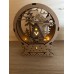 Christmas wooden snow globe with LED light. Featuring a Christmas scene with Santaâs sleigh, reindeer, trees and cabin.