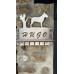 Dog lead holder or key hook with shelf and hooks - can be personalised with your pet's name and graphics Dog lead holder or key hook with shelf and hooks - can be personalised with your pet's name and graphics