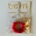 Handmade button Christmas wreath â hanging wreath decoration for your Christmas tree and home - available in various colours