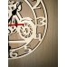Motorbike themed wood clock - battery operated