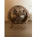 Christmas wooden snow globe with LED light. Featuring a Christmas scene with Santaâs sleigh, reindeer, trees and cabin.