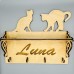 Dog lead holder or key hook with shelf and hooks - can be personalised with your pet's name and graphics Dog lead holder or key hook with shelf and hooks - can be personalised with your pet's name and graphics