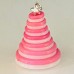 Christmas ornament tree decoration. Handmade button Christmas trees - multi-colour decorations for your tree or home.