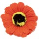 Craft Soap Flowers - Sml Sunflower - Orange