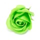 Craft Soap Flowers - Med Rose - Green