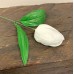 Craft Soap Flower - Med Tulip - White